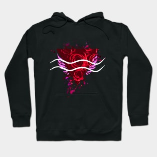 Aquarius - Red Roses Hoodie